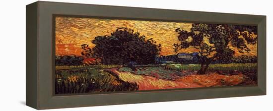 Van Gogh: Castle, 1890-Vincent van Gogh-Framed Premier Image Canvas