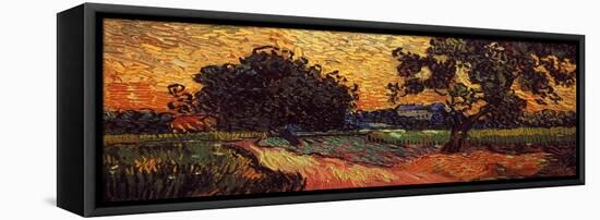 Van Gogh: Castle, 1890-Vincent van Gogh-Framed Premier Image Canvas