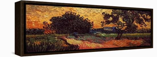 Van Gogh: Castle, 1890-Vincent van Gogh-Framed Premier Image Canvas