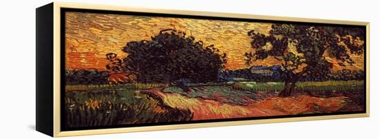 Van Gogh: Castle, 1890-Vincent van Gogh-Framed Premier Image Canvas