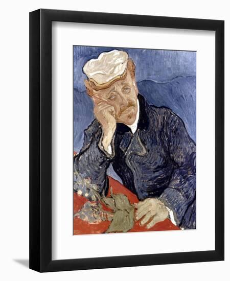 Van Gogh: Dr Gachet-Vincent van Gogh-Framed Giclee Print