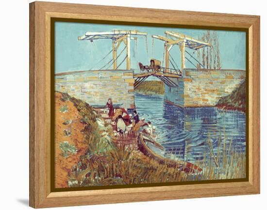 Van Gogh: Drawbridge, 1888-Vincent van Gogh-Framed Premier Image Canvas