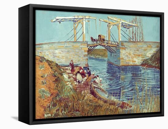 Van Gogh: Drawbridge, 1888-Vincent van Gogh-Framed Premier Image Canvas