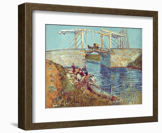 Van Gogh: Drawbridge, 1888-Vincent van Gogh-Framed Giclee Print