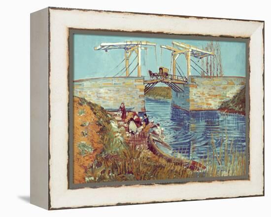 Van Gogh: Drawbridge, 1888-Vincent van Gogh-Framed Premier Image Canvas