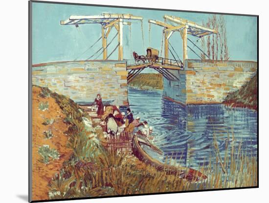 Van Gogh: Drawbridge, 1888-Vincent van Gogh-Mounted Giclee Print