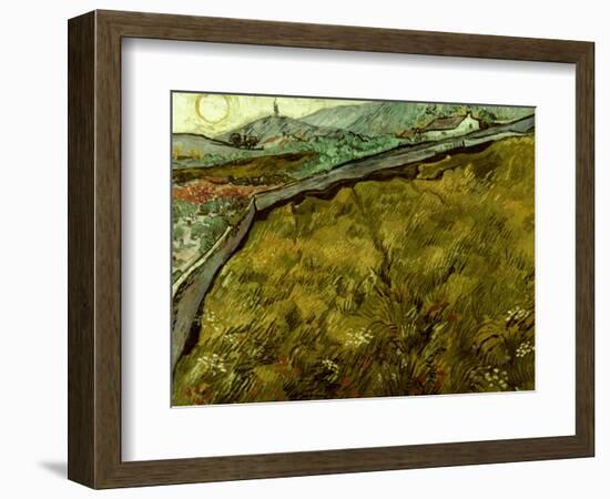 Van Gogh: Field, 1890-Vincent van Gogh-Framed Giclee Print