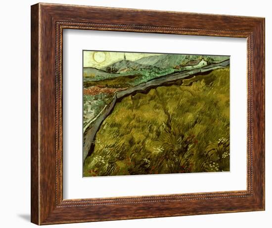 Van Gogh: Field, 1890-Vincent van Gogh-Framed Giclee Print