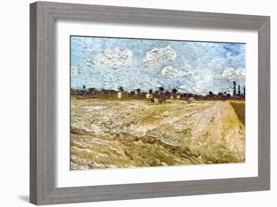 Van Gogh: Fields, 1888-Vincent van Gogh-Framed Giclee Print