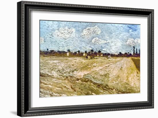 Van Gogh: Fields, 1888-Vincent van Gogh-Framed Giclee Print