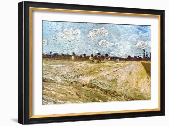 Van Gogh: Fields, 1888-Vincent van Gogh-Framed Giclee Print