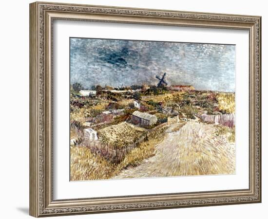 Van Gogh: Gardens, 1887-Vincent van Gogh-Framed Giclee Print