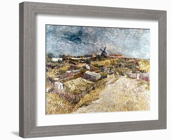 Van Gogh: Gardens, 1887-Vincent van Gogh-Framed Giclee Print