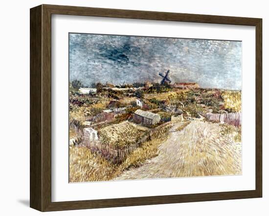 Van Gogh: Gardens, 1887-Vincent van Gogh-Framed Giclee Print