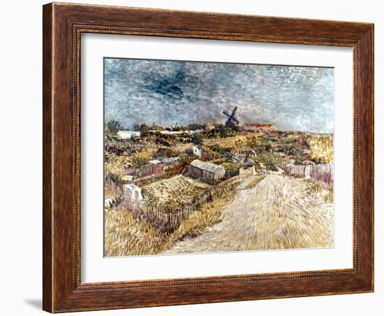 Van Gogh: Gardens, 1887-Vincent van Gogh-Framed Giclee Print