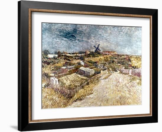 Van Gogh: Gardens, 1887-Vincent van Gogh-Framed Giclee Print