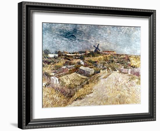 Van Gogh: Gardens, 1887-Vincent van Gogh-Framed Giclee Print