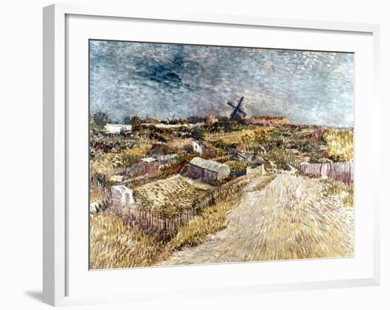 Van Gogh: Gardens, 1887-Vincent van Gogh-Framed Giclee Print