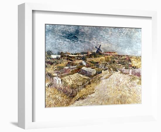 Van Gogh: Gardens, 1887-Vincent van Gogh-Framed Giclee Print