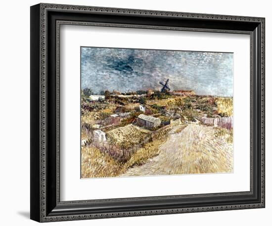 Van Gogh: Gardens, 1887-Vincent van Gogh-Framed Giclee Print