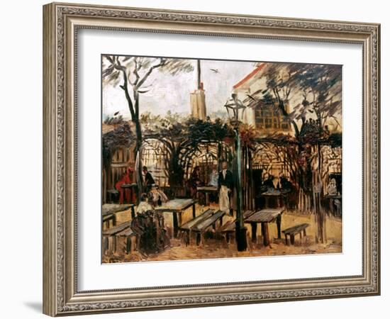 Van Gogh: Guingette, 1886-Vincent van Gogh-Framed Giclee Print