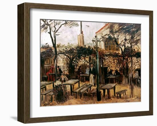 Van Gogh: Guingette, 1886-Vincent van Gogh-Framed Giclee Print