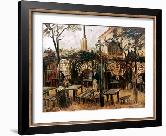 Van Gogh: Guingette, 1886-Vincent van Gogh-Framed Giclee Print