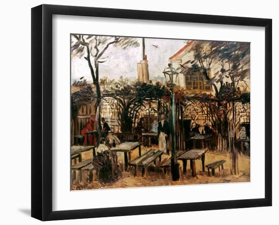 Van Gogh: Guingette, 1886-Vincent van Gogh-Framed Giclee Print