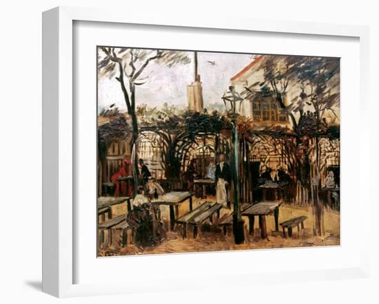 Van Gogh: Guingette, 1886-Vincent van Gogh-Framed Giclee Print