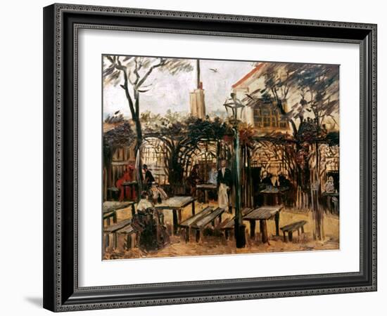 Van Gogh: Guingette, 1886-Vincent van Gogh-Framed Giclee Print