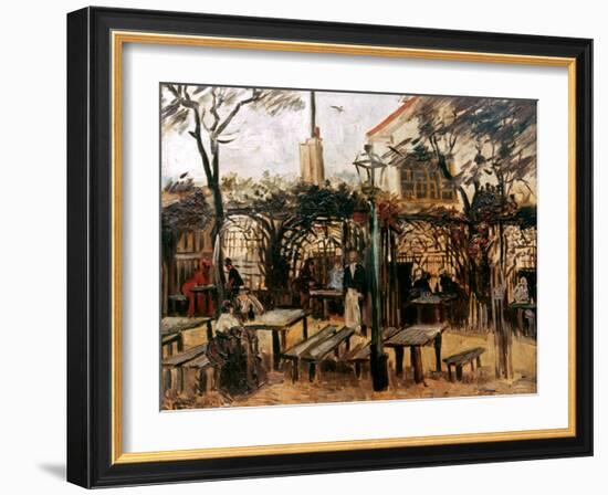 Van Gogh: Guingette, 1886-Vincent van Gogh-Framed Giclee Print