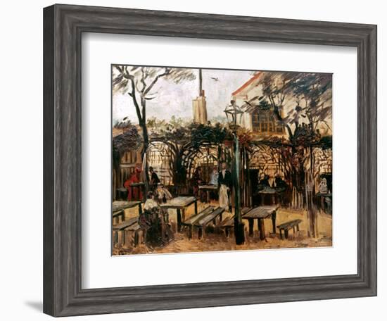 Van Gogh: Guingette, 1886-Vincent van Gogh-Framed Giclee Print