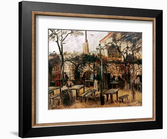 Van Gogh: Guingette, 1886-Vincent van Gogh-Framed Giclee Print