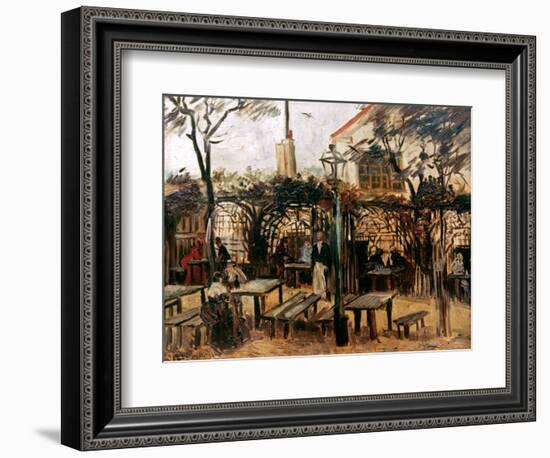 Van Gogh: Guingette, 1886-Vincent van Gogh-Framed Giclee Print