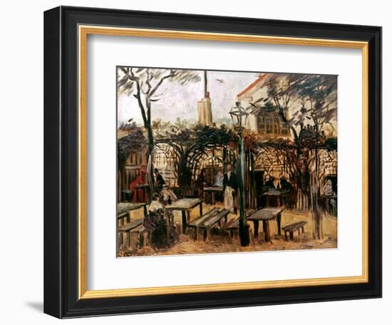 Van Gogh: Guingette, 1886-Vincent van Gogh-Framed Giclee Print