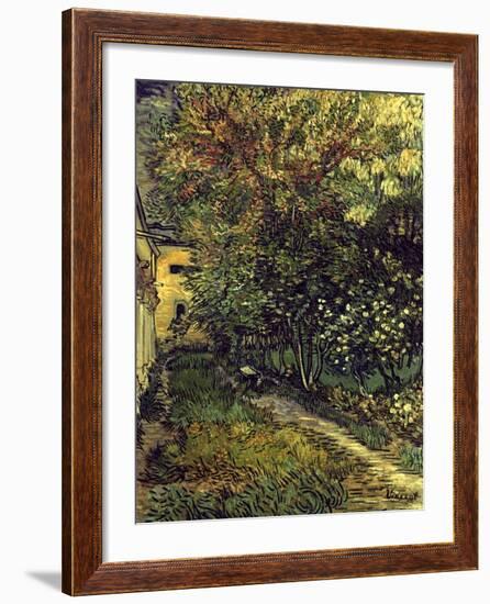 Van Gogh: Hospital, 1889-Vincent van Gogh-Framed Giclee Print