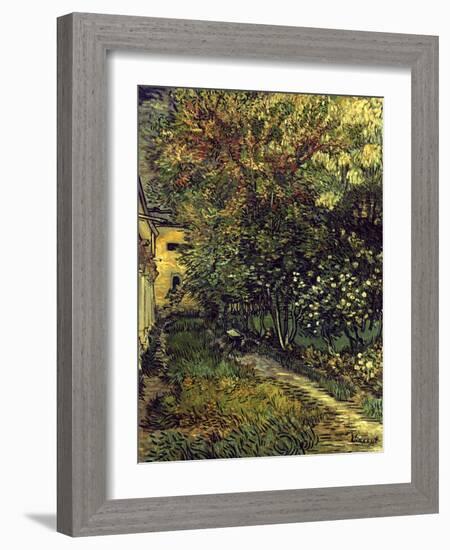 Van Gogh: Hospital, 1889-Vincent van Gogh-Framed Giclee Print