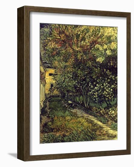 Van Gogh: Hospital, 1889-Vincent van Gogh-Framed Giclee Print