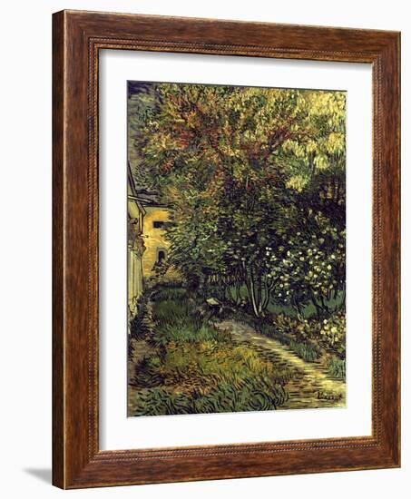 Van Gogh: Hospital, 1889-Vincent van Gogh-Framed Giclee Print