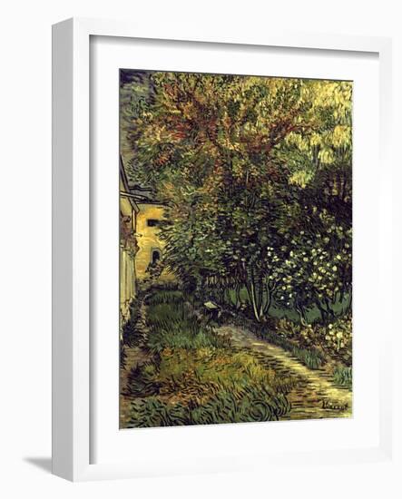 Van Gogh: Hospital, 1889-Vincent van Gogh-Framed Giclee Print