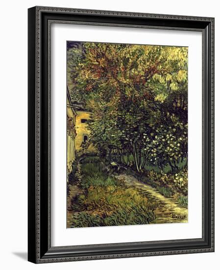 Van Gogh: Hospital, 1889-Vincent van Gogh-Framed Giclee Print