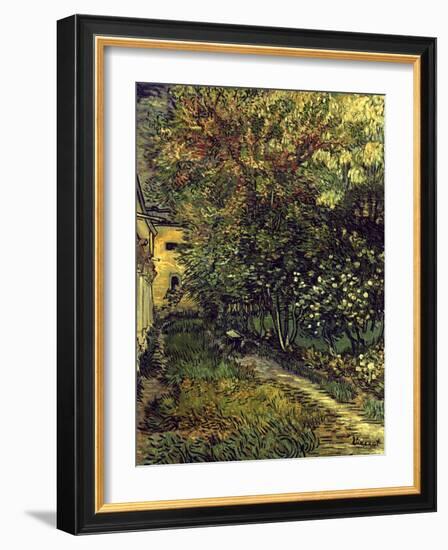 Van Gogh: Hospital, 1889-Vincent van Gogh-Framed Giclee Print