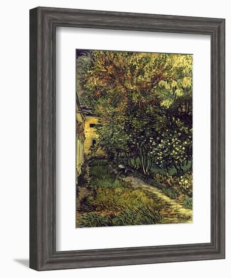 Van Gogh: Hospital, 1889-Vincent van Gogh-Framed Giclee Print