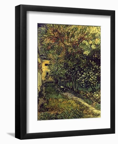 Van Gogh: Hospital, 1889-Vincent van Gogh-Framed Giclee Print