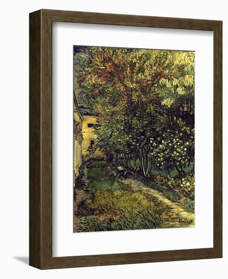 Van Gogh: Hospital, 1889-Vincent van Gogh-Framed Premium Giclee Print
