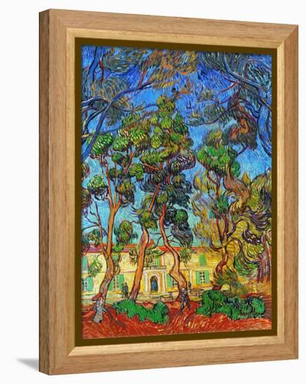 Van Gogh: Hospital, 1889-Vincent van Gogh-Framed Premier Image Canvas