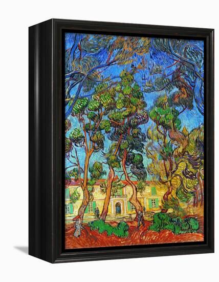 Van Gogh: Hospital, 1889-Vincent van Gogh-Framed Premier Image Canvas