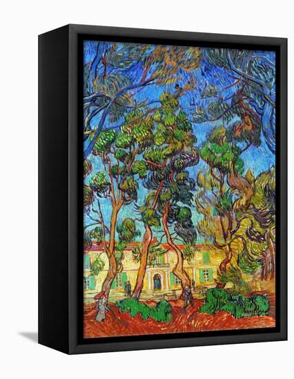 Van Gogh: Hospital, 1889-Vincent van Gogh-Framed Premier Image Canvas