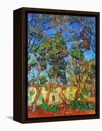 Van Gogh: Hospital, 1889-Vincent van Gogh-Framed Premier Image Canvas