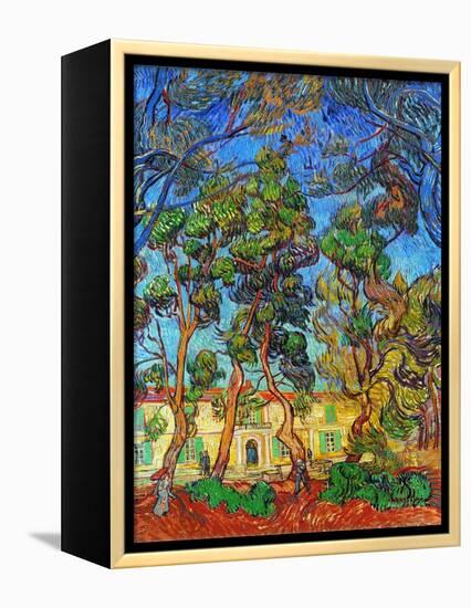 Van Gogh: Hospital, 1889-Vincent van Gogh-Framed Premier Image Canvas